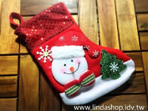 JN008 雪人聖誕襪